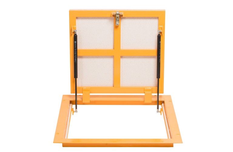 Стальной напольный люк с уголком ЛНПВ производства Делайт