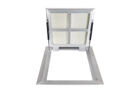 Люк в подвал Периметр 600х900п откидной алюминиевый